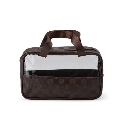Nécessaire Personalizada Couro Sintético - Marrom SPX-P@18812-MAR