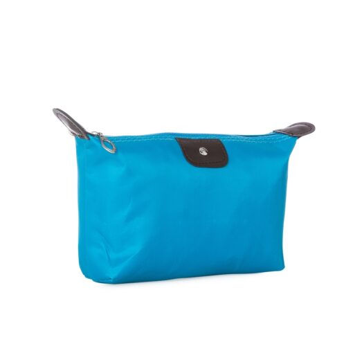 Necessaire Personalizada Em Poliester Impermeável na cor azul