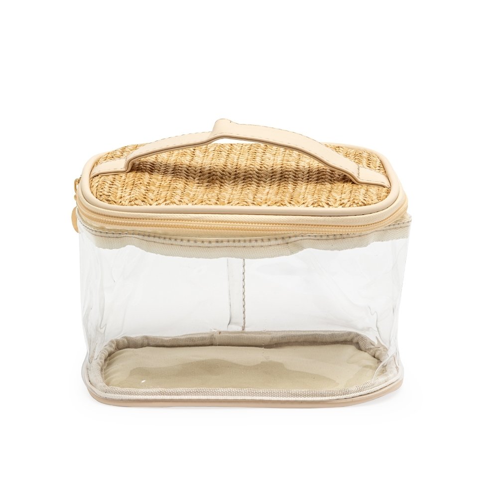 NECESSAIRE DE PVC  SPX-01708-TRA NA COR TRANSPARENTE