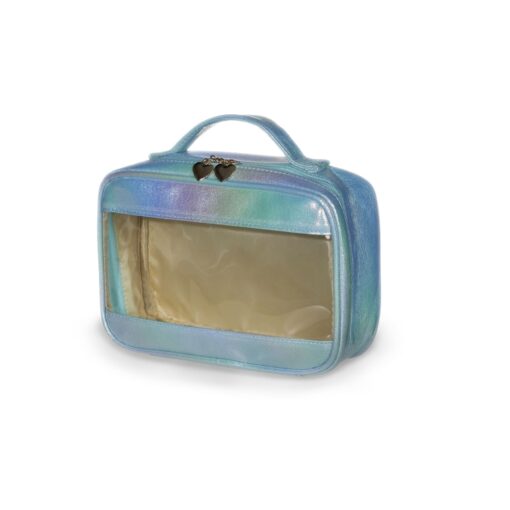 Necessaire Com Logo Holografica na cor verde