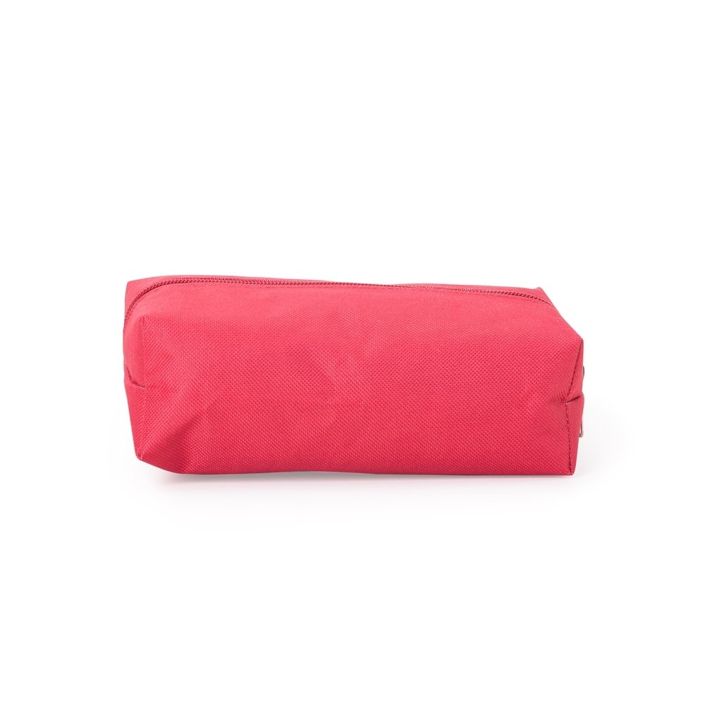 NECESSAIRE DE NYLON RETANGULAR SPX-13617-VM NA COR VERMELHO