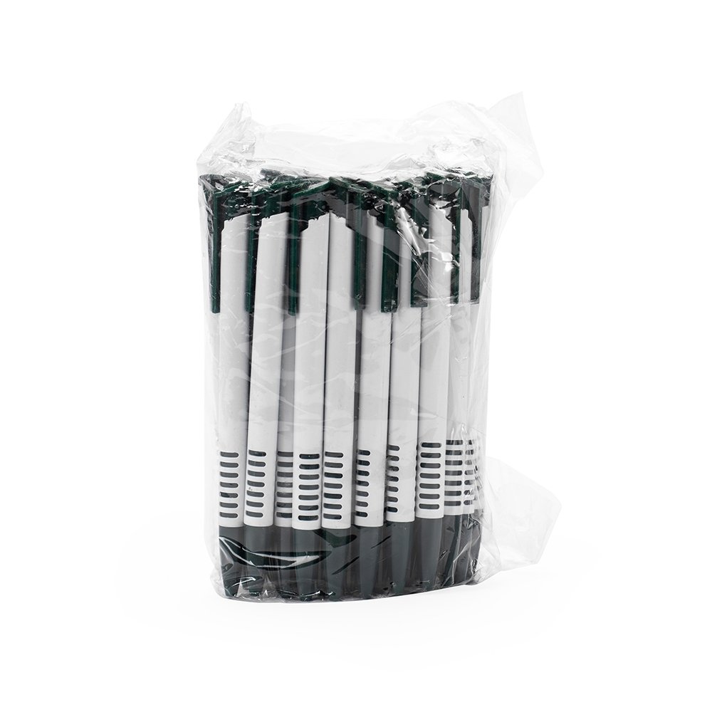 PACOTE C/ 50 PÇS CANETA PLÁSTICA SPX-P@3017-BCO/VD NA COR VERDE