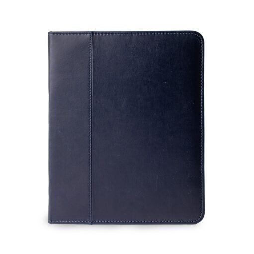 Pasta Promocional Caderno De Couro Sintético na cor azul
