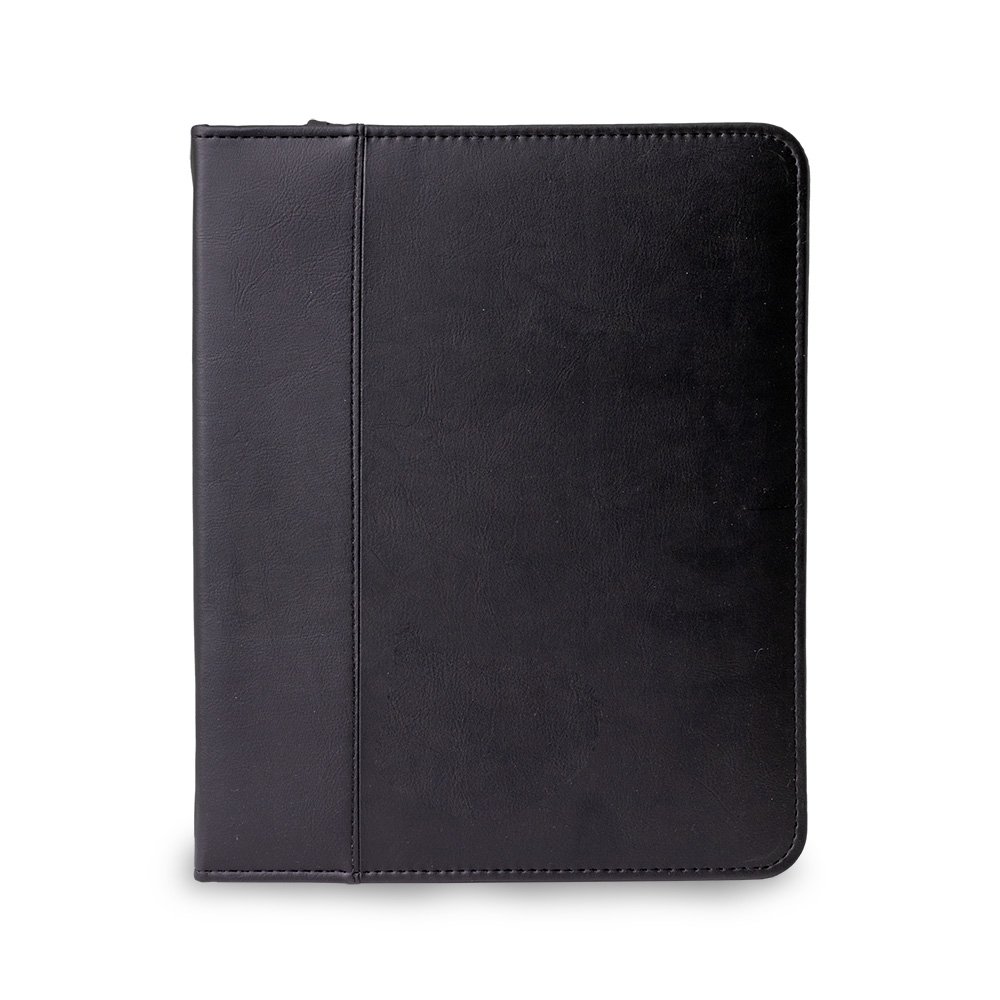 PASTA CADERNO DE COURO SINTÉTICO SPX-15054 NA COR PRETO