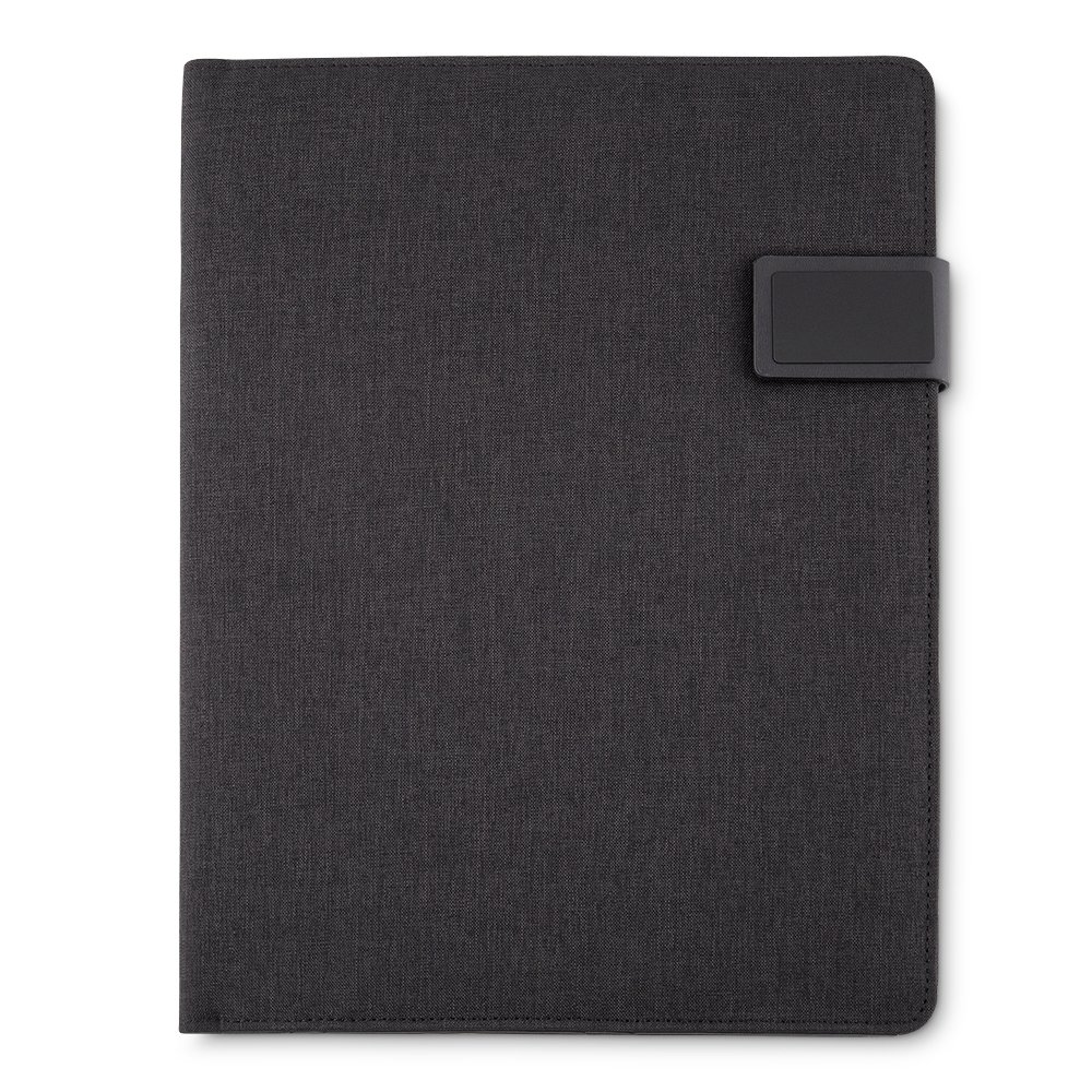 PASTA CONVENÇÃO C/ BLOCO E COMPART. SPX-14040-PRE NA COR PRETO