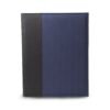 Pasta Personalizada Couro Sintético - Preto/Azul