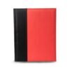 Pasta Personalizada Couro Sintético - Preto/Vermelho