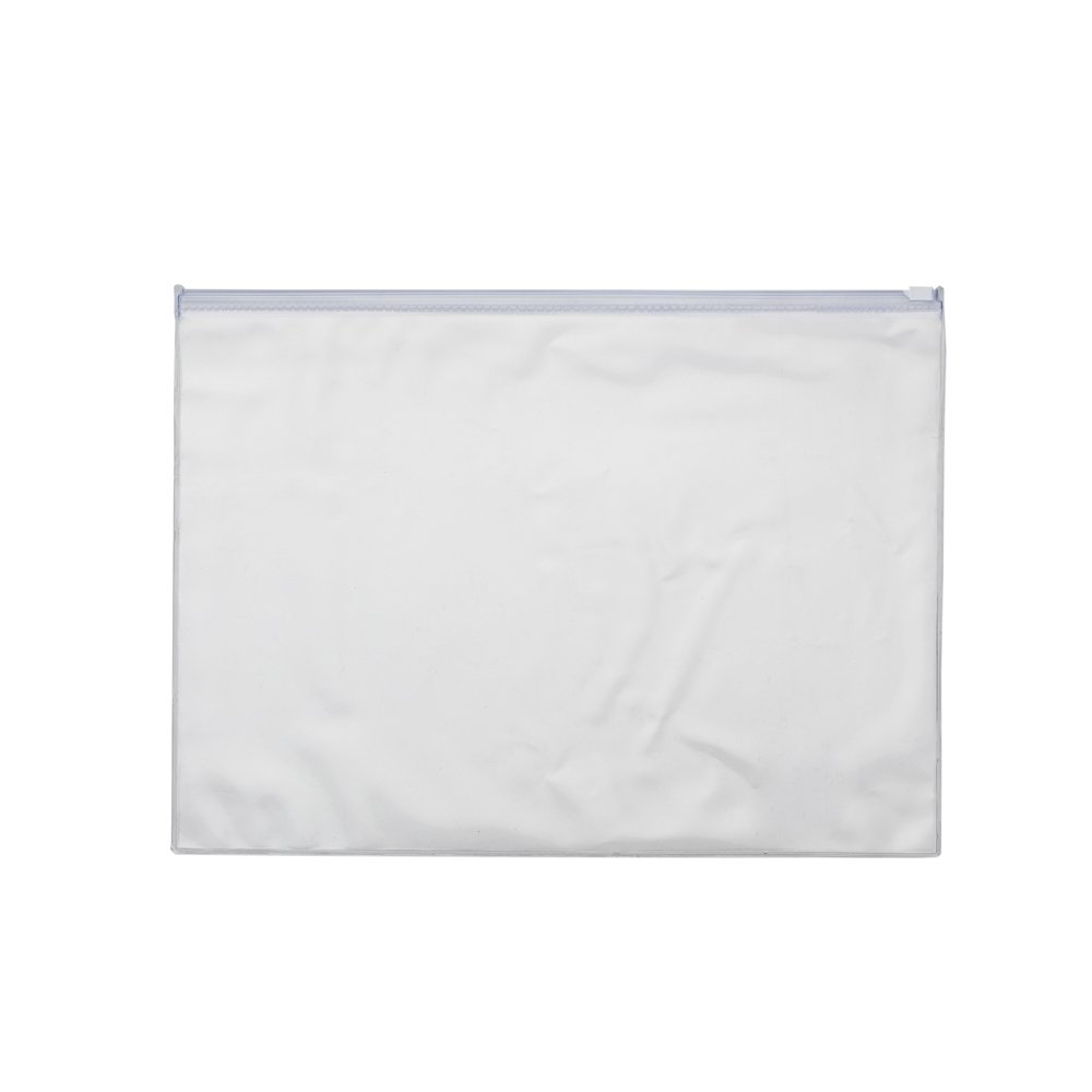 PASTA PLÁSTICA ZIP ZAP  SPX-13253 NA COR BRANCO