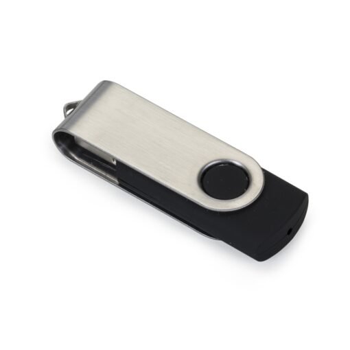 PEN DRIVE GIRATÓRIO 32 GB GIRATÓRIO  SPX-016-32GB-PRA/PRE NA COR PRETO