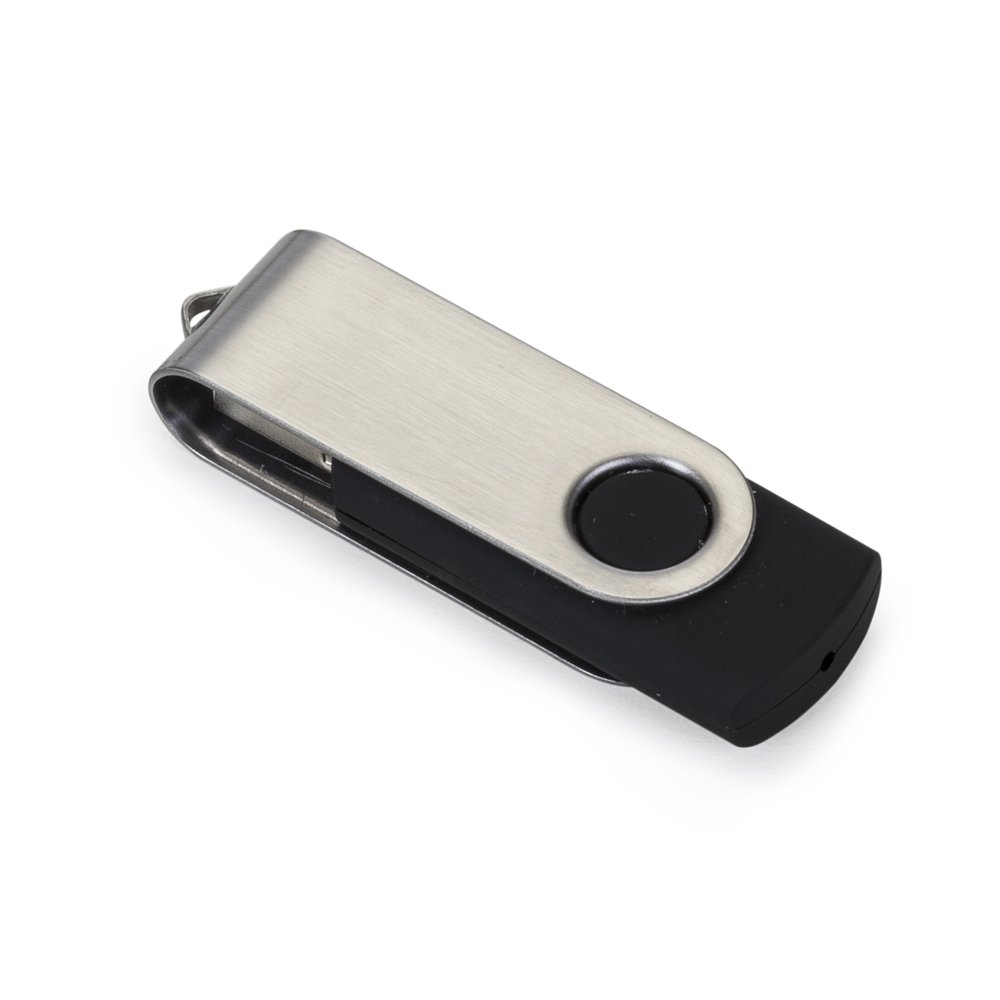 PEN DRIVE SM 16 GB GIRATÓRIO  SPX-016-16GB NA COR PRETO