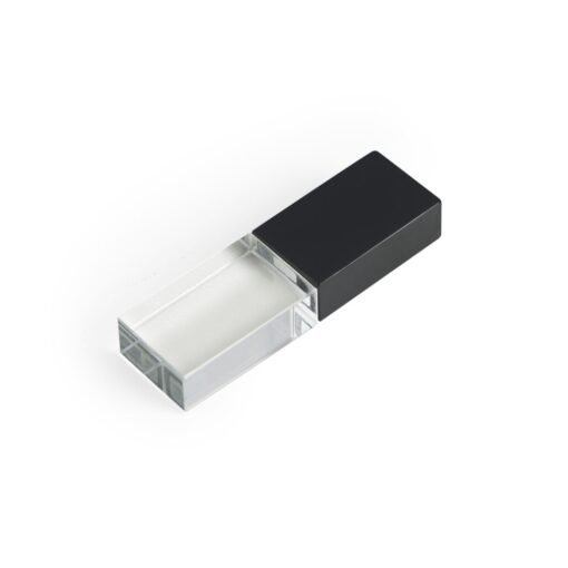 Pen Personalizado Vidro - Preto/Transparente