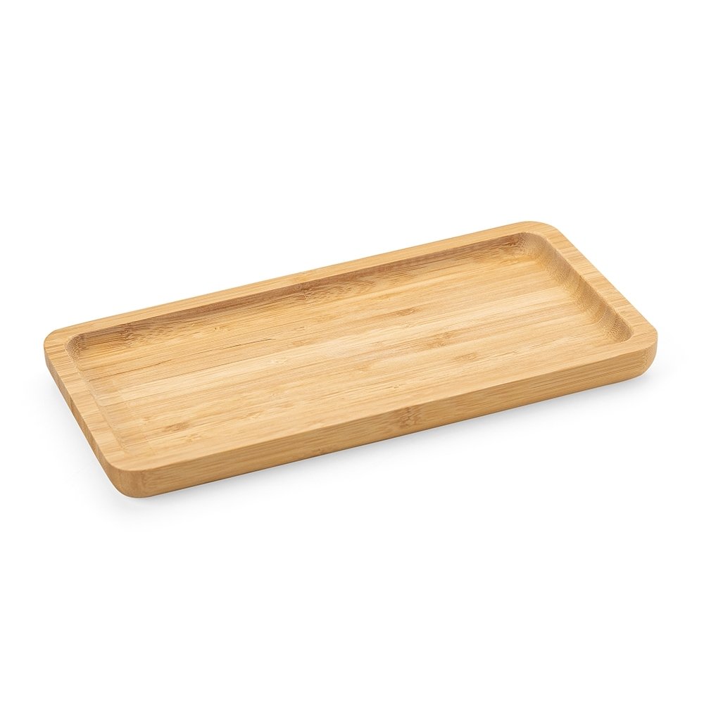 PETISQUEIRA RETANGULAR DE BAMBU 26*13CM SPX-18616 NA COR MADEIRA