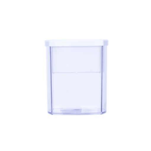 Porta Caneta Personalizado Plástico - Transparente/Branco