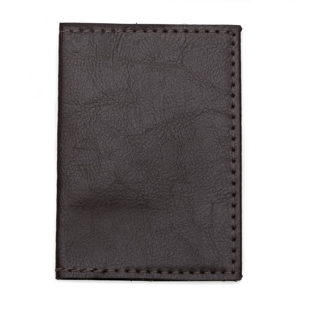 PORTA CARTÃO DE COURO SINTETICO SPX-13643 NA COR MARROM