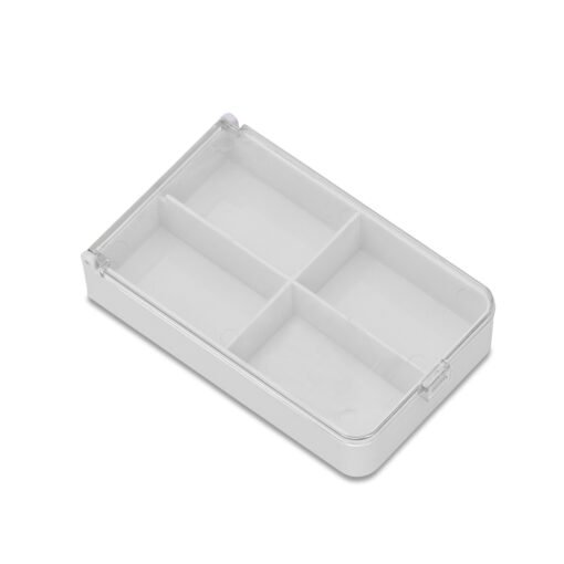 Porta Comprimido Personalizado Plástico - Transparente