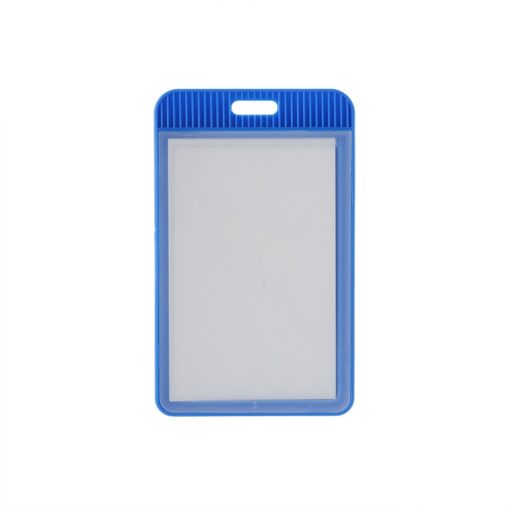 Porta Crachá Personalizado Plástico - Azul | Brindes Brasil