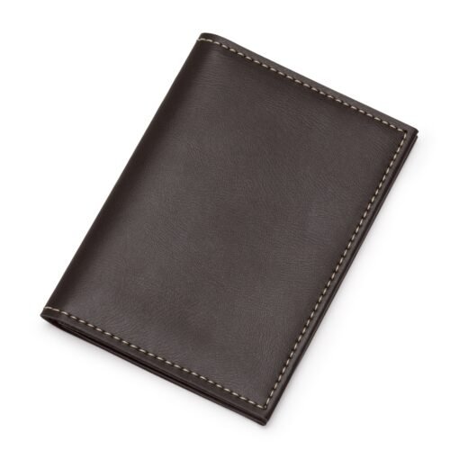 Porta Documento Personalizado Couro - Marrom