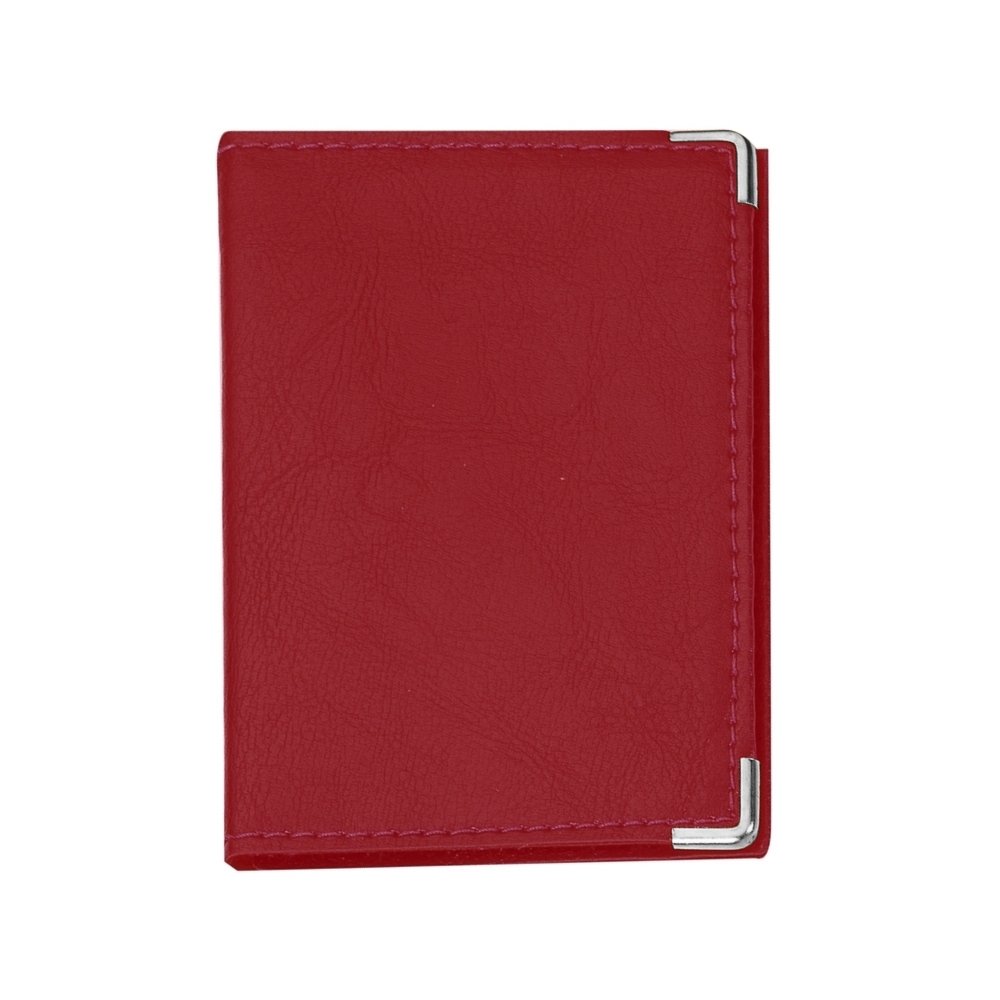 PORTA DOCUMENTO EM COURO SINTÉTICO SPX-12385CP NA COR VERMELHO