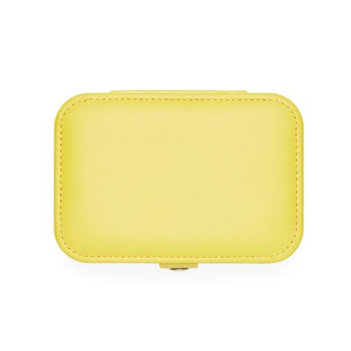 Porta Joias Personalizado Couro Sintético - Amarelo