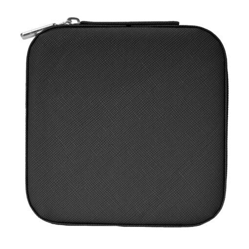 Porta-Joias Personalizado Couro Sintético - Preto SPX-01618-PRE
