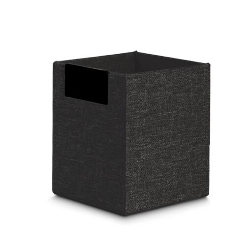 Porta Objetos Personalizado Inox - Preto | Brindes Brasil