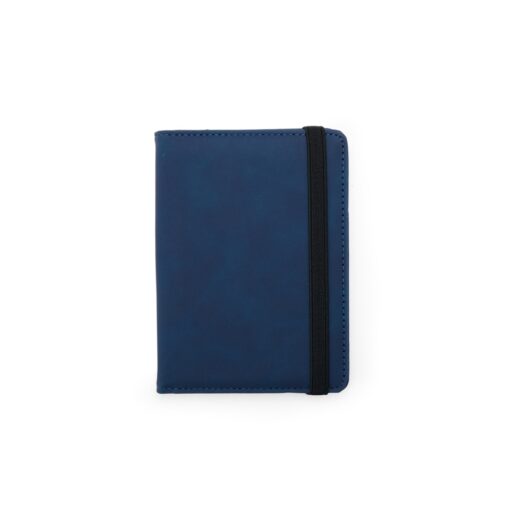 Porta Passaporte Personalizado Couro Sintético - Azul SPX-18880-AZE