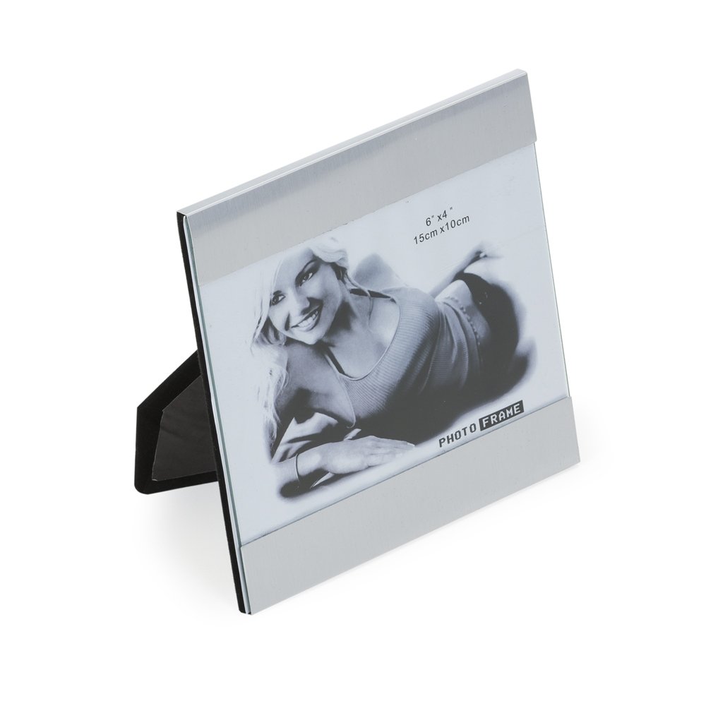 PORTA RETRATO DE ALUMINIO 15 X 10 6"X4'  SPX-10900-PRA NA COR PRATA