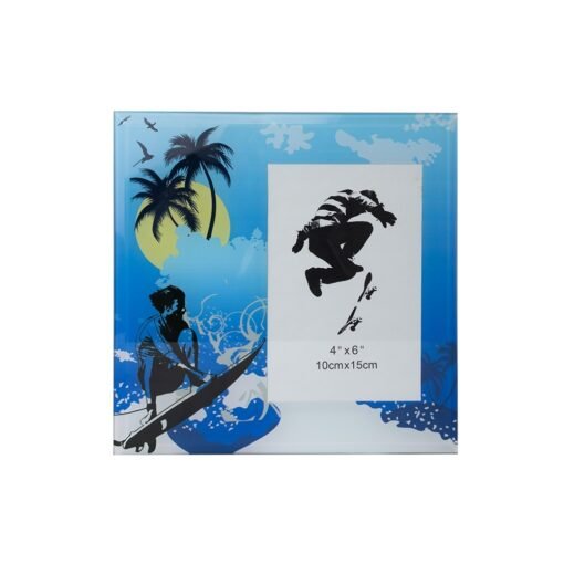 Porta Retrato Personalizado Vidro - Inox SPX-P$8408A-INO