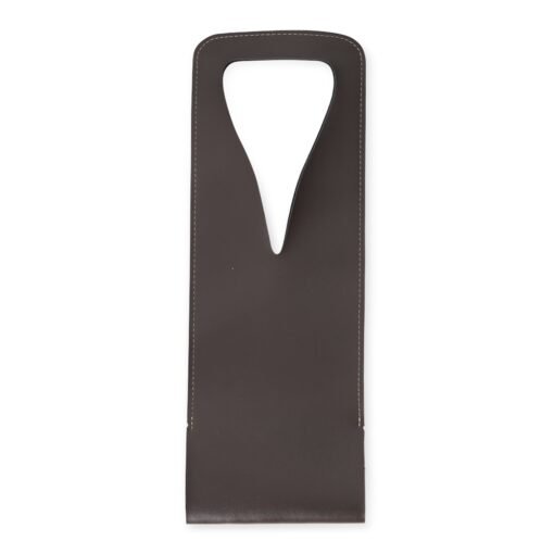 Porta Vinho Personalizado Couro Sintético - Marrom