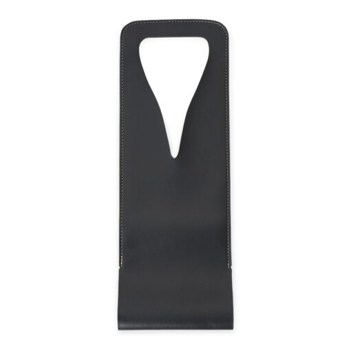 Porta Vinho Personalizado Couro Sintético - Preto