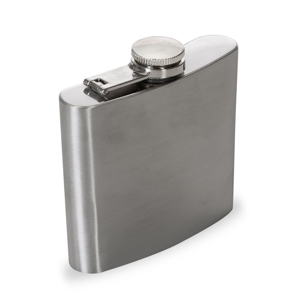 PORTA WHISKY INOX 6 OZ SPX-10390 NA COR PRATA