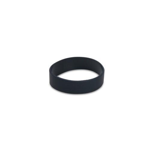 Pulseira personalizado de silicone na cor preto