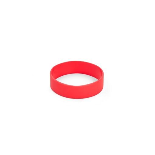 Pulseira personalizado de silicone na cor vermelho