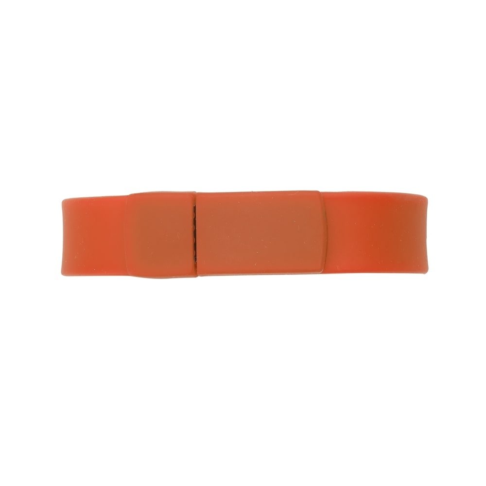 PULSEIRA DE SILICONE C/ SLOT P/ MEMORIA  SPX-P@13949-LAR NA COR LARANJA