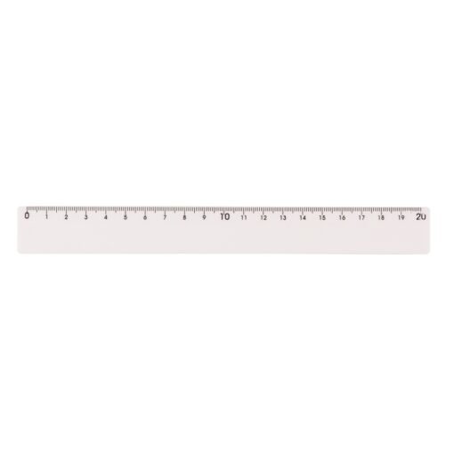 Régua Personalizada Plástica - Branco SPX-P@13724-BCO