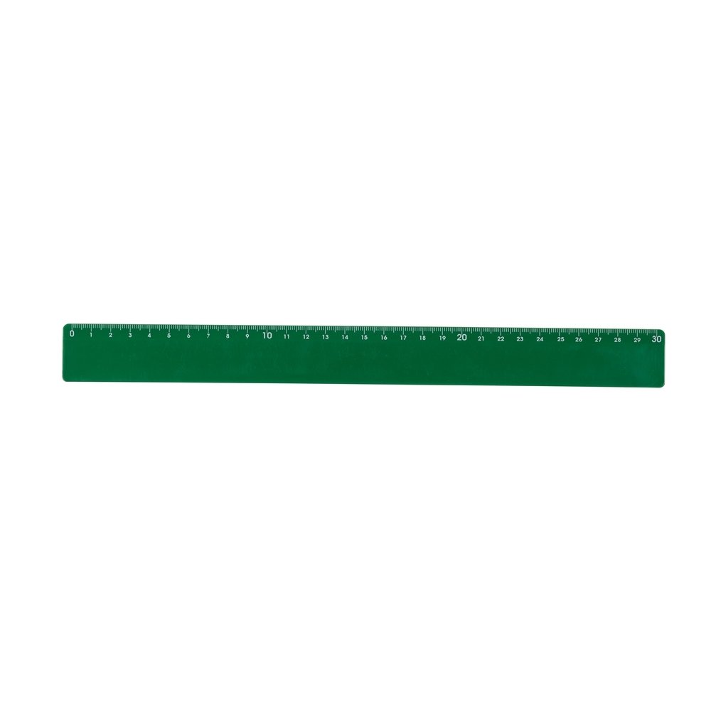 RÉGUA PLÁSTICA 30CM  SPX-P@13763 NA COR VERDE