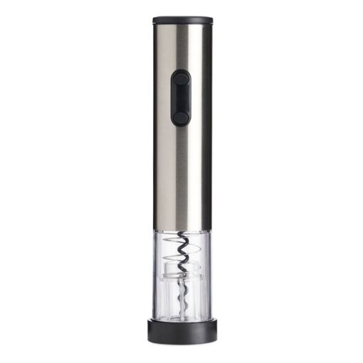 Saca-Rolhas Personalizado Inox - Inox/Branco