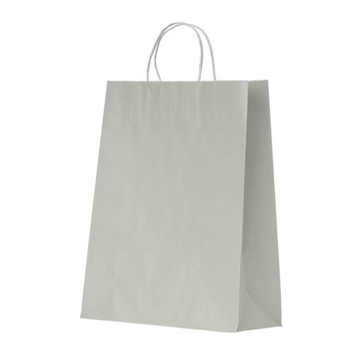 SACOLA KRAFT MÉDIA SPX-14752-CIN NA COR PRATA
