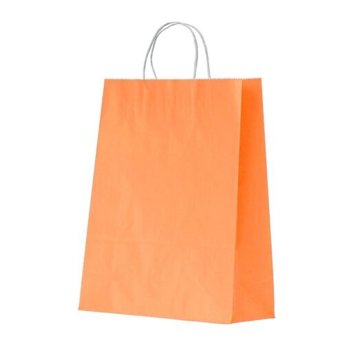SACOLA KRAFT MÉDIA SPX-14752-LAR NA COR LARANJA