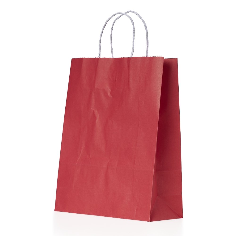 SACOLA KRAFT MÉDIA SPX-14752 NA COR VERMELHO