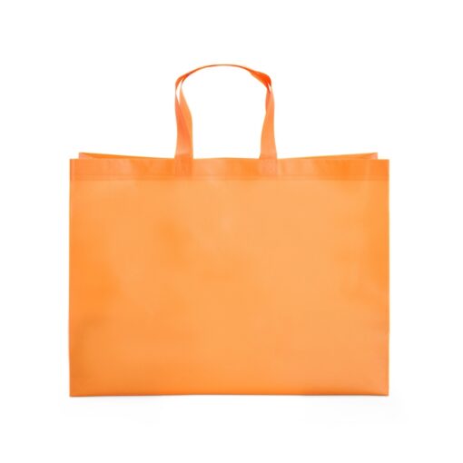 Sacola Para Brindes Tnt Laminado na cor laranja