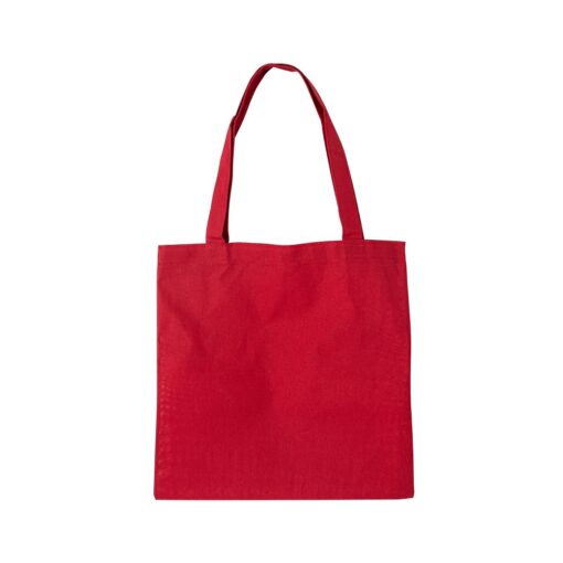 Sacola Promocional De Algodão na cor vermelho