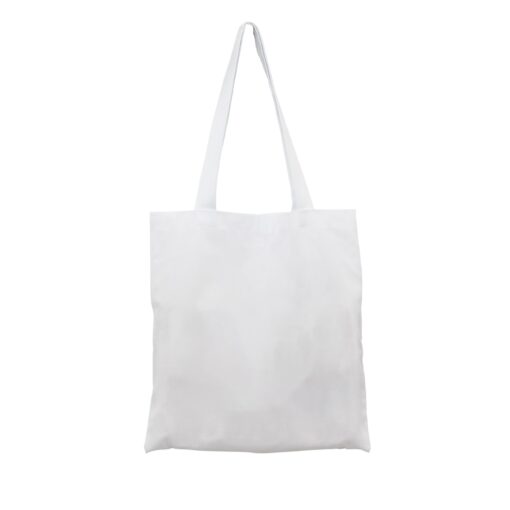 Sacola Com Logo De Algodão na cor branco