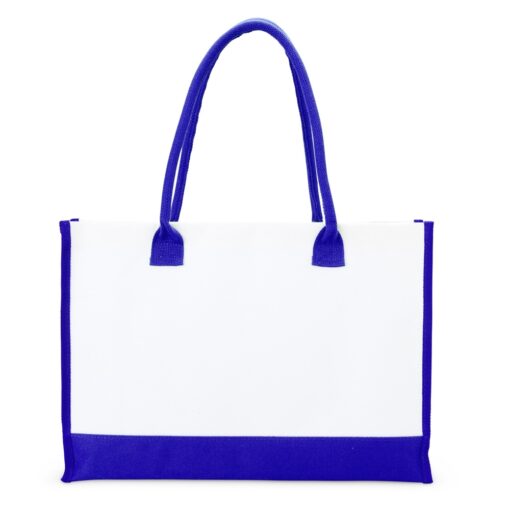 Sacola Personalizada Para Empresas De Lona na cor azul