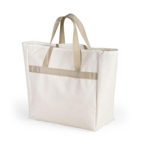 SACOLA EM NYLON SPX-14723-BEG NA COR BEGE
