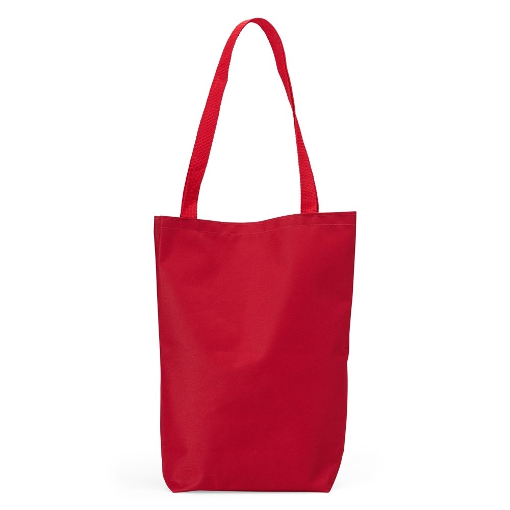 SACOLA NYLON COM ALÇA SPX-14938-VM NA COR VERMELHO