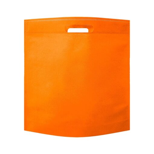Sacola Promocional De Tnt Sem Alça na cor laranja