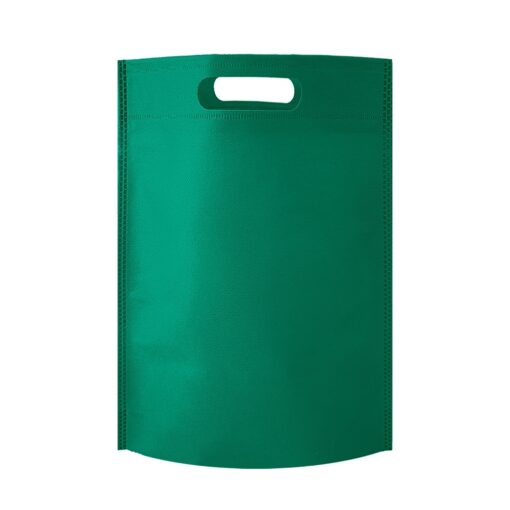 Sacola Personalizada De Tnt Sem Alça - roxo com detalhes em verde