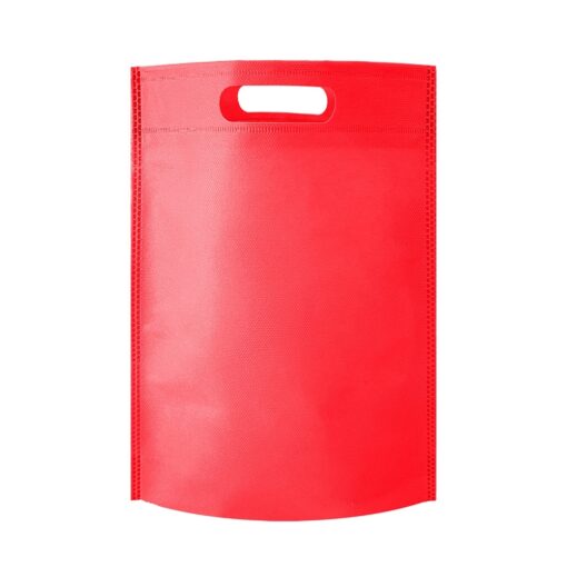 Sacola Promocional De Tnt Sem Alça na cor vermelho