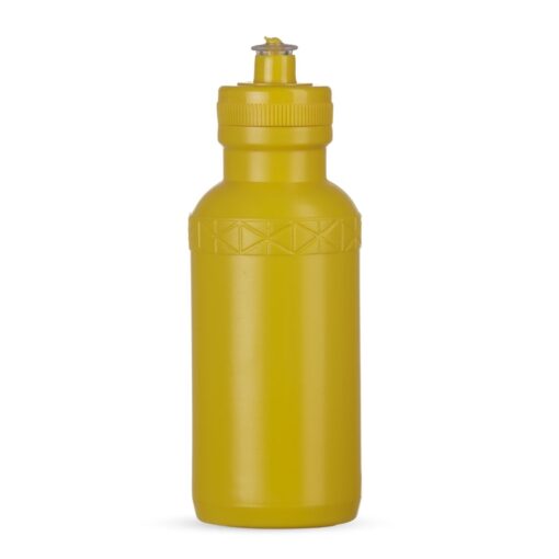 Squeeze Personalizado Plastico 500Ml Bic Silicone na cor amarelo